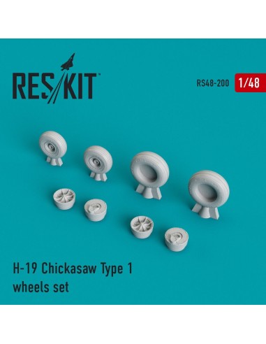 H-19 Chickasaw type 1 wheels set 