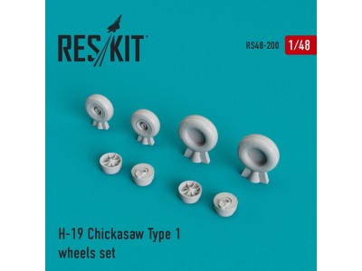 H-19 Chickasaw type 1 wheels set 