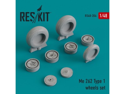 Me.262 type 1 wheels set 
