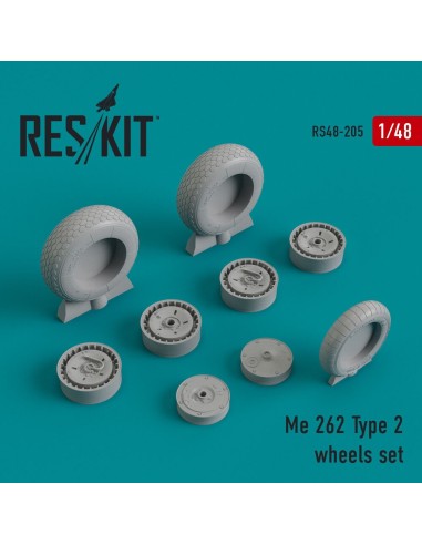Me.262 type 2 wheels set 