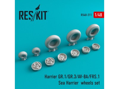 Harrier GR.1/GR.3/AV-8A/FRS.1/Sea Harrier wheels set 