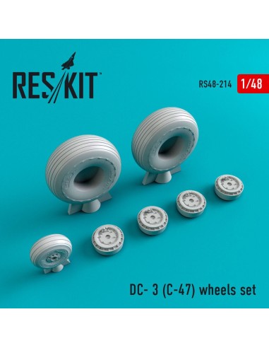 DC-3 (C-47) wheels set 