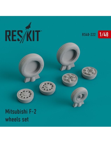 Mitsubishi F-2 wheels set 