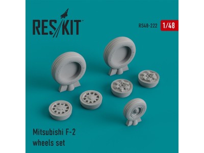 Mitsubishi F-2 wheels set 