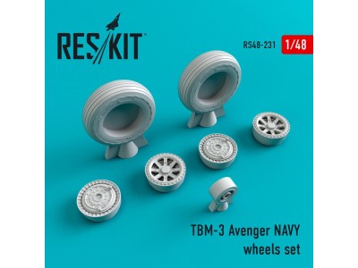 TBM-3 Avenger NAVY wheels set 