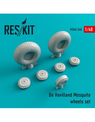 DH.98 Mosquito wheels set 