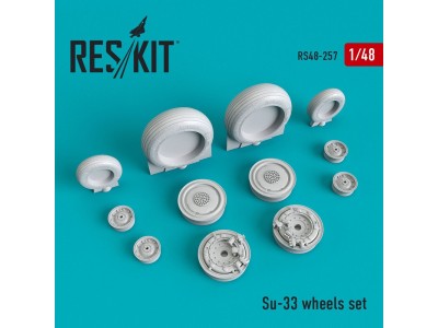 Su-33 wheels set 