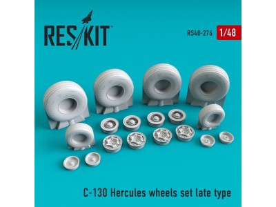 C-130 Hercules wheels set late type (weighted) 