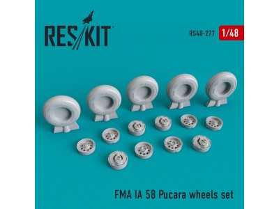 FMA IA 58 Pucará (Pucara) wheels set 