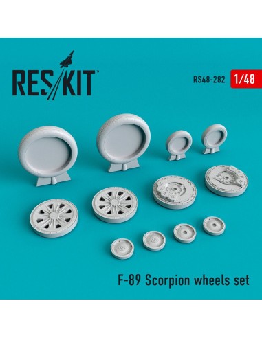 F-89 Scorpion wheels set 