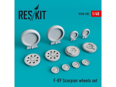 F-89 Scorpion wheels set 