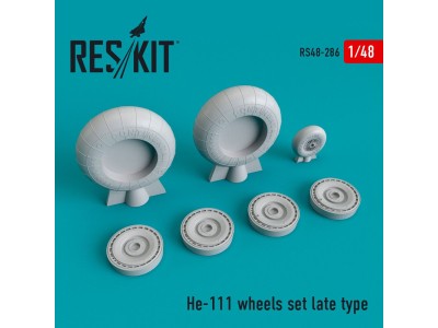 He-111 wheels set late type 