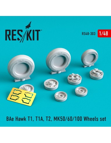 BAe Hawk T1, T1A, T2, MK50/60/100 wheels set 