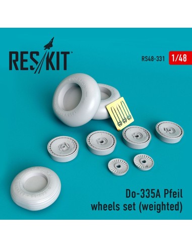 Do-335? Pfeil wheels set (weighted) 