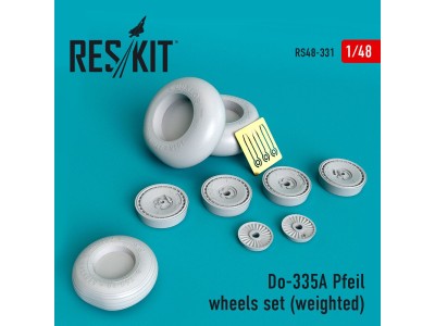 Do-335? Pfeil wheels set (weighted) 