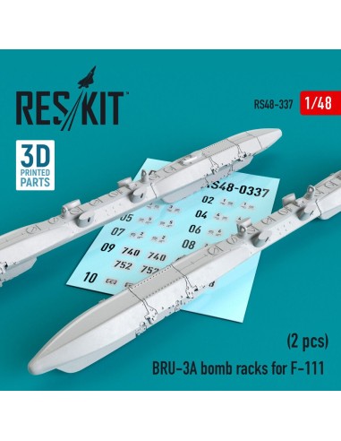 BRU-3A bomb racks for F-111 (2 pcs) (3D Printed) 