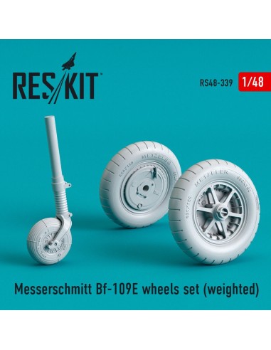 Bf-109E wheels set (weighted) 