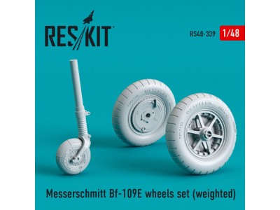 Bf-109E wheels set (weighted) 