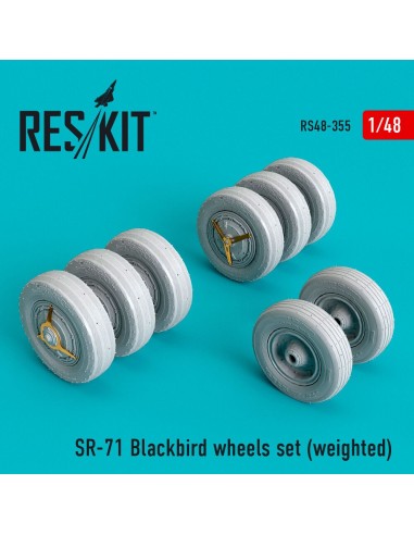 SR-71 Blackbird wheels set (weighted) 