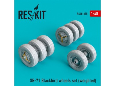 SR-71 Blackbird wheels set (weighted) 