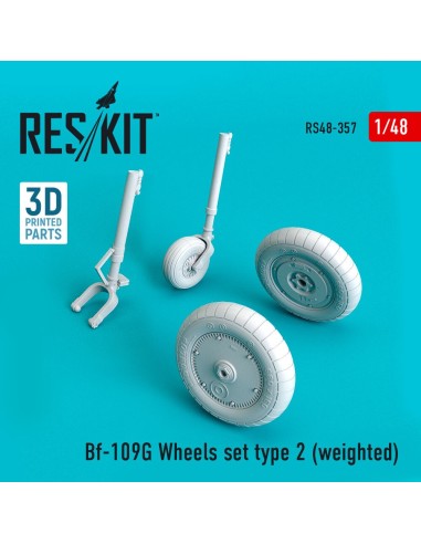 Bf-109G wheels set type 2 (weighted) 