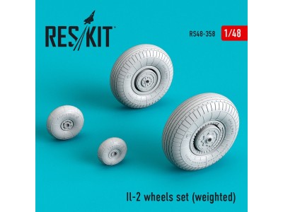 Il-2 wheels set (weighted) 