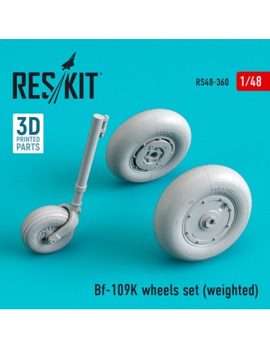 Bf-109K wheels set (weighted) 
