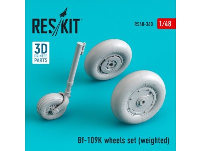 Bf-109K wheels set (weighted) 