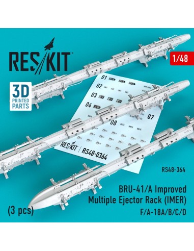 BRU-41/A Improved Multiple Ejector Rack (IMER) (3 pcs) (F/A-18A/B/C/D) 
