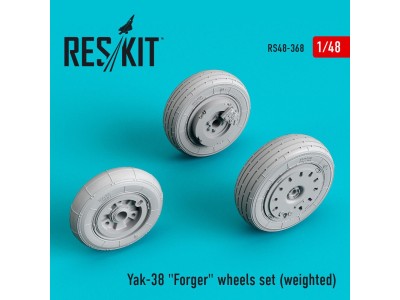 Yak-38 Forger wheels set (weighted) 