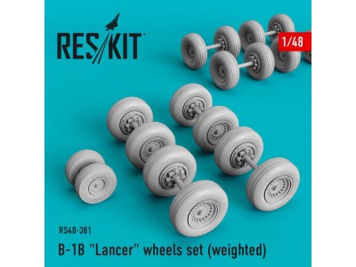 B-1B Lancer wheels set (weighted) 