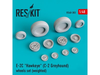 E-2C Hawkeye (C-2 Greyhound) wheels set (weighted) 