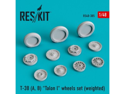 T-38 (A, B) Talon l wheels set (weighted) 