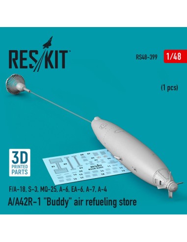A/A42R-1 Buddy air refueling store (1 pcs) (F/A-18, S-3, MQ-25, A-6, EA-6, A-7, A-4) (3D Printed) 