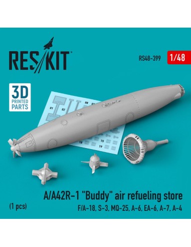 A/A42R-1 Buddy air refueling store (1 pcs) (F/A-18, S-3, MQ-25, A-6, EA-6, A-7, A-4) (3D Printed) 