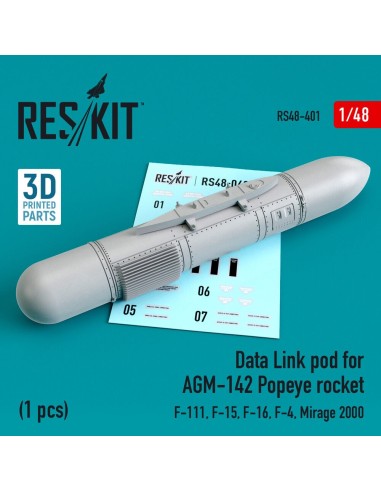 Data Link pod for AGM-142 Popeye rocket (F-15, F-16, F-4, Mirage 2000, F-111) 