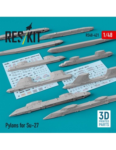 Pylons for Su-27 (3D Printed) 