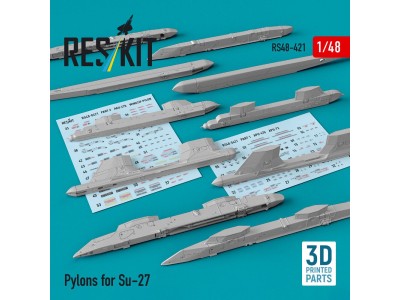 Pylons for Su-27 (3D Printed) 