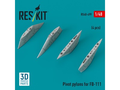 Pivot pylons for FB-111 (4 pcs) (3D Printed) 