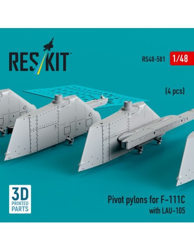 Pivot pylons for F-111C with LAU-105 (4 pcs) (3D Printed) 