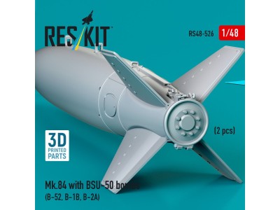 Mk.84 with BSU-50 bombs (2 pcs) (B-52, B-1B, B-2A) (3D printed) 