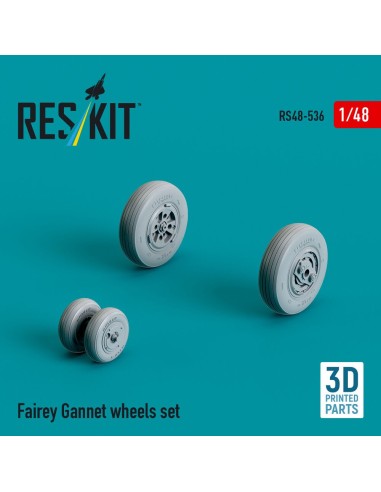 Fairey Gannet wheels set (3D Printed) 