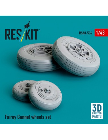 Fairey Gannet wheels set (3D Printed) 