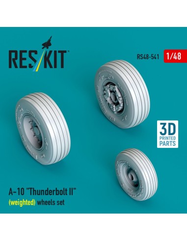A-10 Thunderbolt II (weighted) wheels set (3D Printed) 