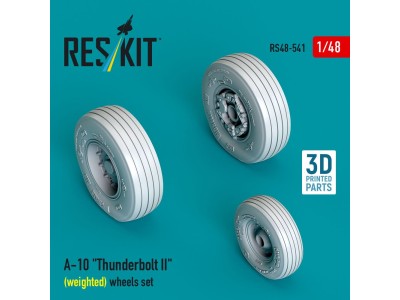 A-10 Thunderbolt II (weighted) wheels set (3D Printed) 