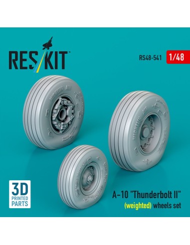 A-10 Thunderbolt II (weighted) wheels set (3D Printed) 