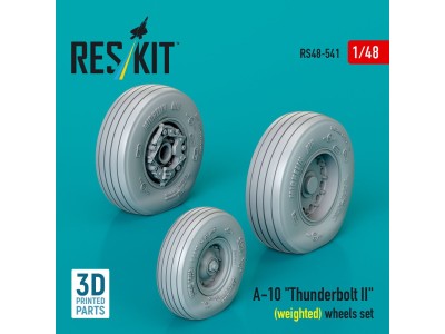 A-10 Thunderbolt II (weighted) wheels set (3D Printed) 
