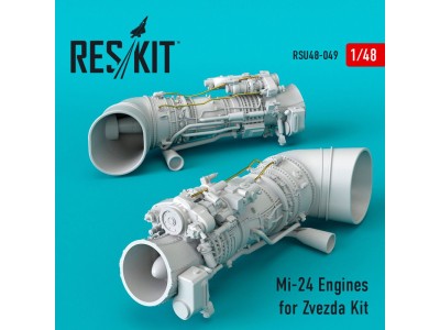 Mi-24 Engines for Zvezda kit 