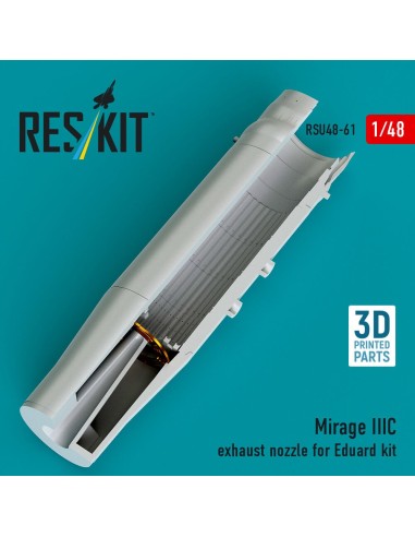 Mirage IIIC exhaust nozzle for Eduard kit (3D Printed) 