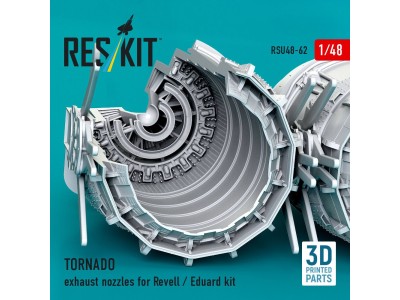 TORNADO exhaust nozzles for Revell / Eduard kit (3D Printed) 